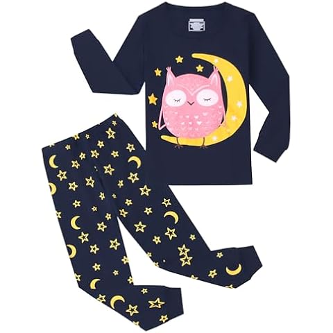 Codkkre Owl Christmas Pyjamas for Girls Cover