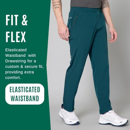 Image of Track Pant for Men for Running, Gym Sports Lower for Men & Boys Summer Track Pants for Men, Boys Multipurpose Mens Lower Activewear Regular Fit Trousers Sports Night Pants for Men