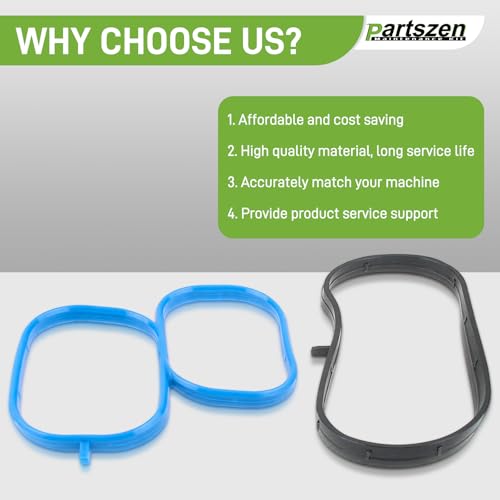 Image of MS96943 Intake Plenum Gaskets Fit for Nissan Frontier Xterra Pathfinder NV1500 NV2500 NV3500 4.0L V6 DOHC for Suzuki Equator 2005-2014