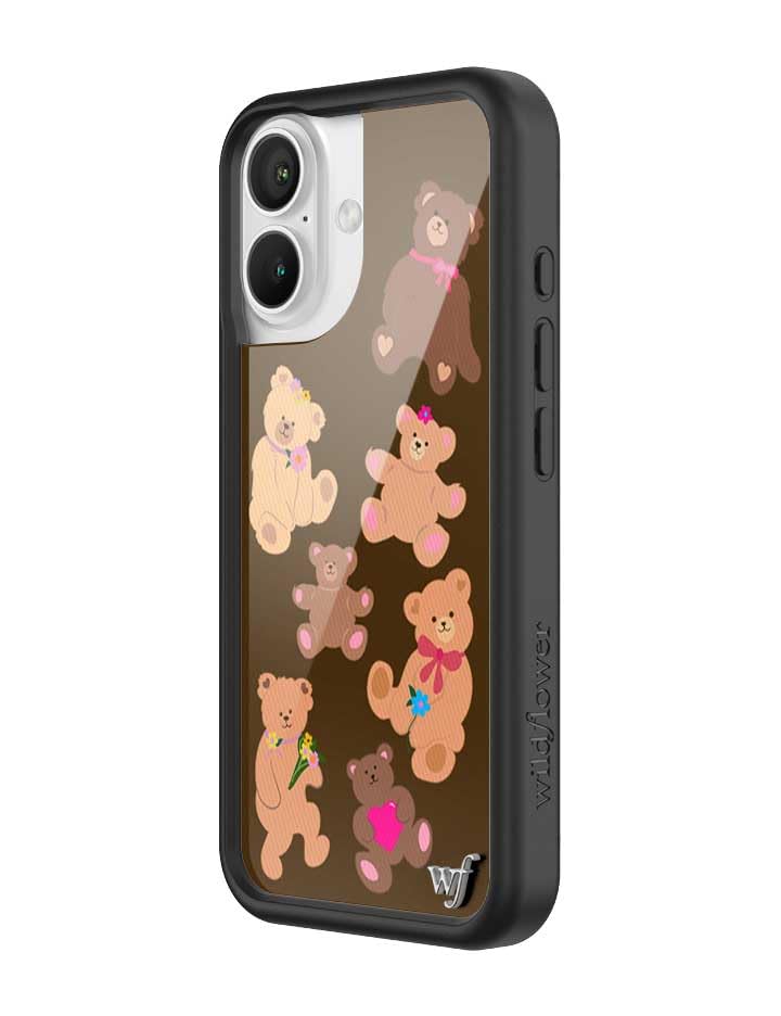 Image of Wildflower Cases - Compatible with iPhone 16 | Protective Bumper, 6.5ft Drop Test Certified, Women Owned Small Business | Bear-y Cute
