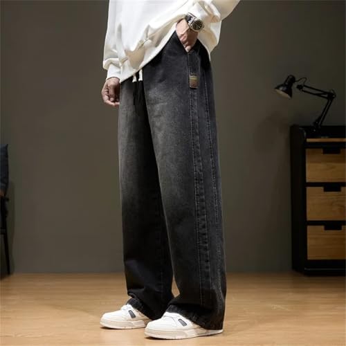 Men Oversized Denim Trousers Loose Trendy Streetwear Baggy Pants Denim Jeans4