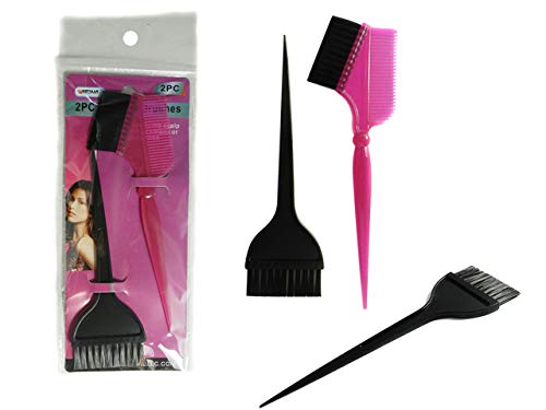 2 pcs Hair Dye Brushes Set Sizes: 8.1 inches & 8.7 inches L, Case of 288