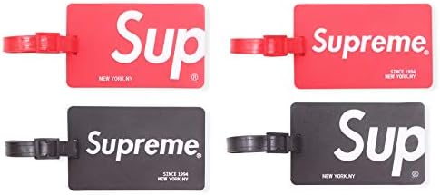 supreme luggage tag