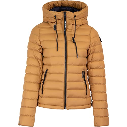 khujo Shine Women Jacket Jacke (M, sud Brown)