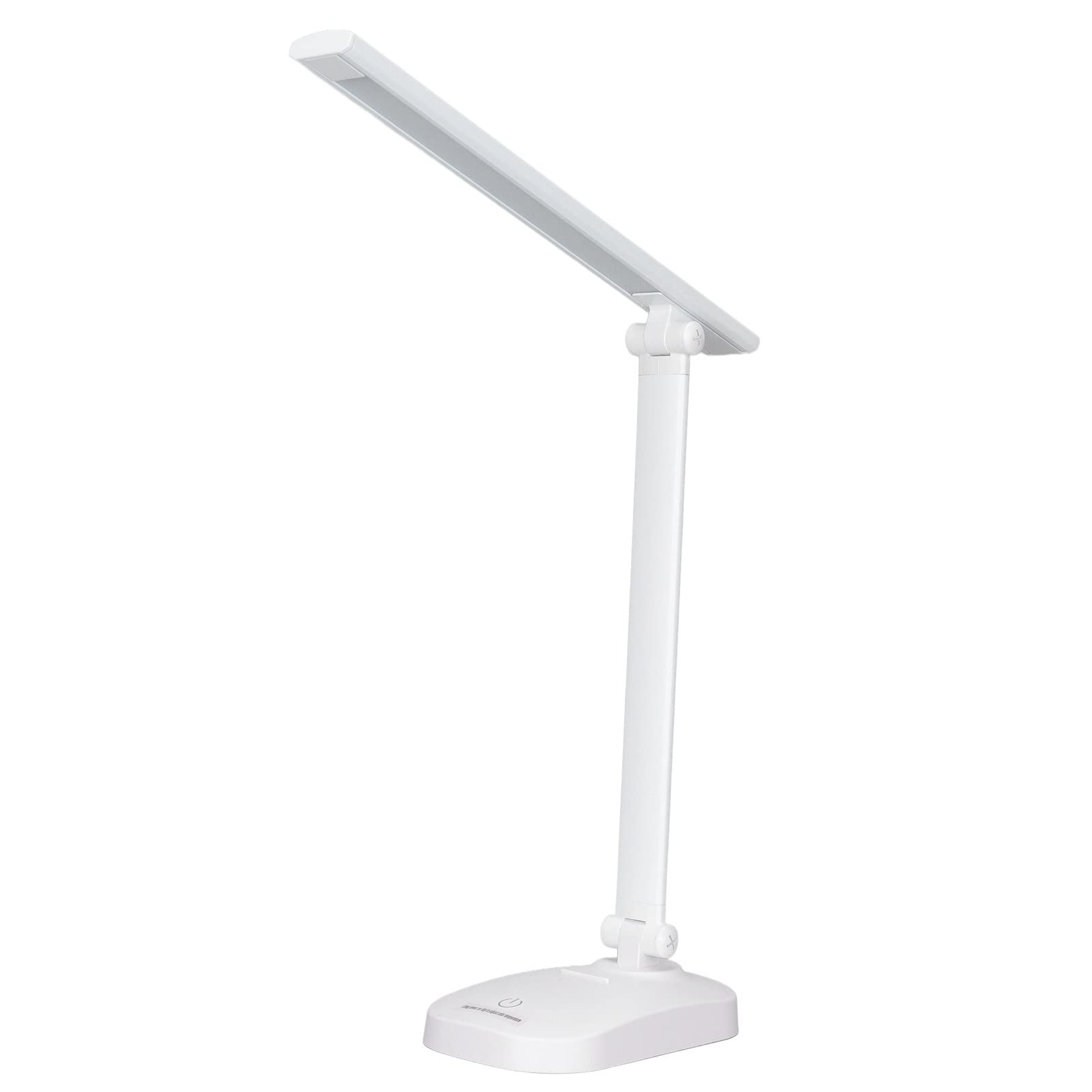 Veesee Lampada Da Scrivania Pieghevole Portatile A LED - Ricaricabile USB, Collo D'Oca Flessibile, Luce Notturna Per Comodino, Studio, Armadietti - Colore Arancione