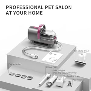 Petkit pet grooming kit  vacuum suction 99 pet hair professional dog grooming vacuum with pet nail clipper grinder for dogs cats and other animals1 5l dust cup dog brush vacuum hair shedding tools   cucciolini doodles