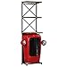 Festnight Botellero Forma de Tractor con 2 Estantes 49x32x183 cm Madera Maciza de Mango, Caben hasta 9 Botellas