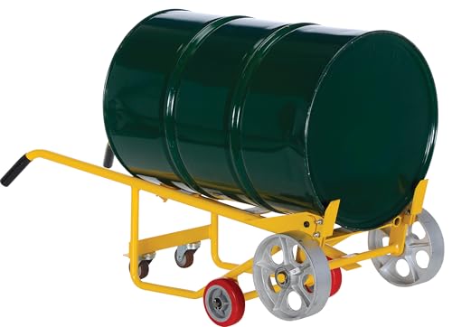 Carretilla de acero para tambores Vestil con ruedas semiaceradas miniatura 7