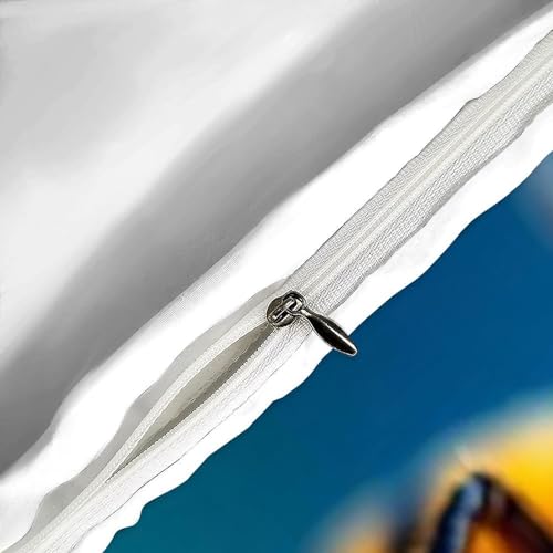 Housse de couette abeille single 135x200 microfibre pour lit garçon - 6