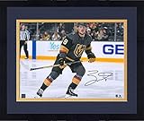 Framed Jack Eichel Vegas en Knights Autographed 16" x 20" Vegas en Knights Debut Photograph - Autographed NHL Photos