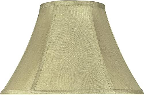 Image of Aspen Creative 58002A, Bell Uno Lamp Shade in Metallic Gold, 6 inch Top x 13 inch Bottom x 9 inch Slant Height, Slip UNO 33mm