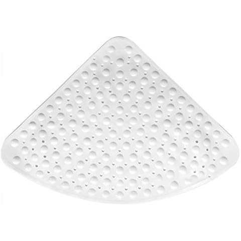 chifans Duschmatte rutschfest Badematte Anti Rutsch Matte Antibakteriell Viertelkreis Badewannenmatten Dreieck-Massage Cover