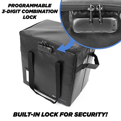 CASEMATIX Vinyl Record Case For Up To 40 Records - Image 3