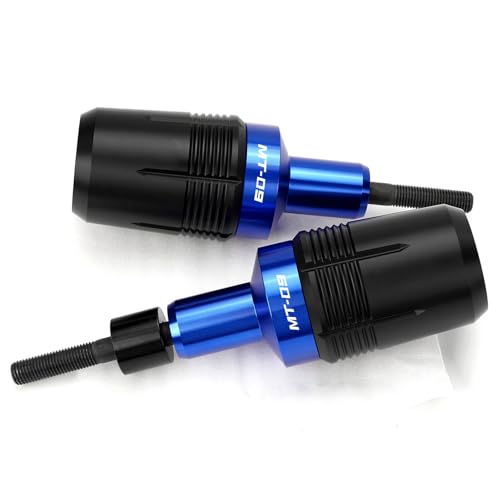 ZYAKOMO Fit For YAMAHA MT09 2024 MT-09 2023 MT 09 2022 MT09 SP 2021 TRACER 9 GT FZ09 CNC Motorcycle Frame Sliders Crash Protector Pad Falling Protection (Blue)