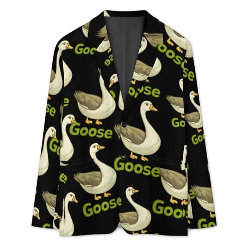Goose Classic Suits Blazer for Men Business Tuxedo Jacket Sport Coat Two Buttons3