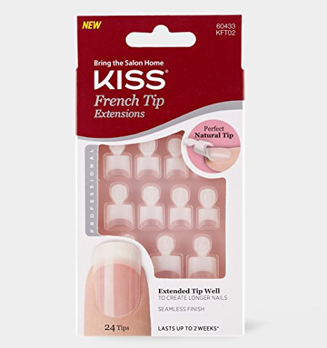 Kiss French Tip Extensions 24 Tips KFT02