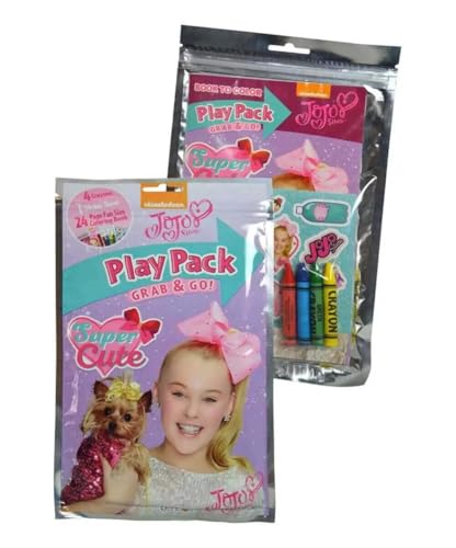 JoJo Siwa Play Pack juego de 6 mini libros para colorear y pegatinas infantiles