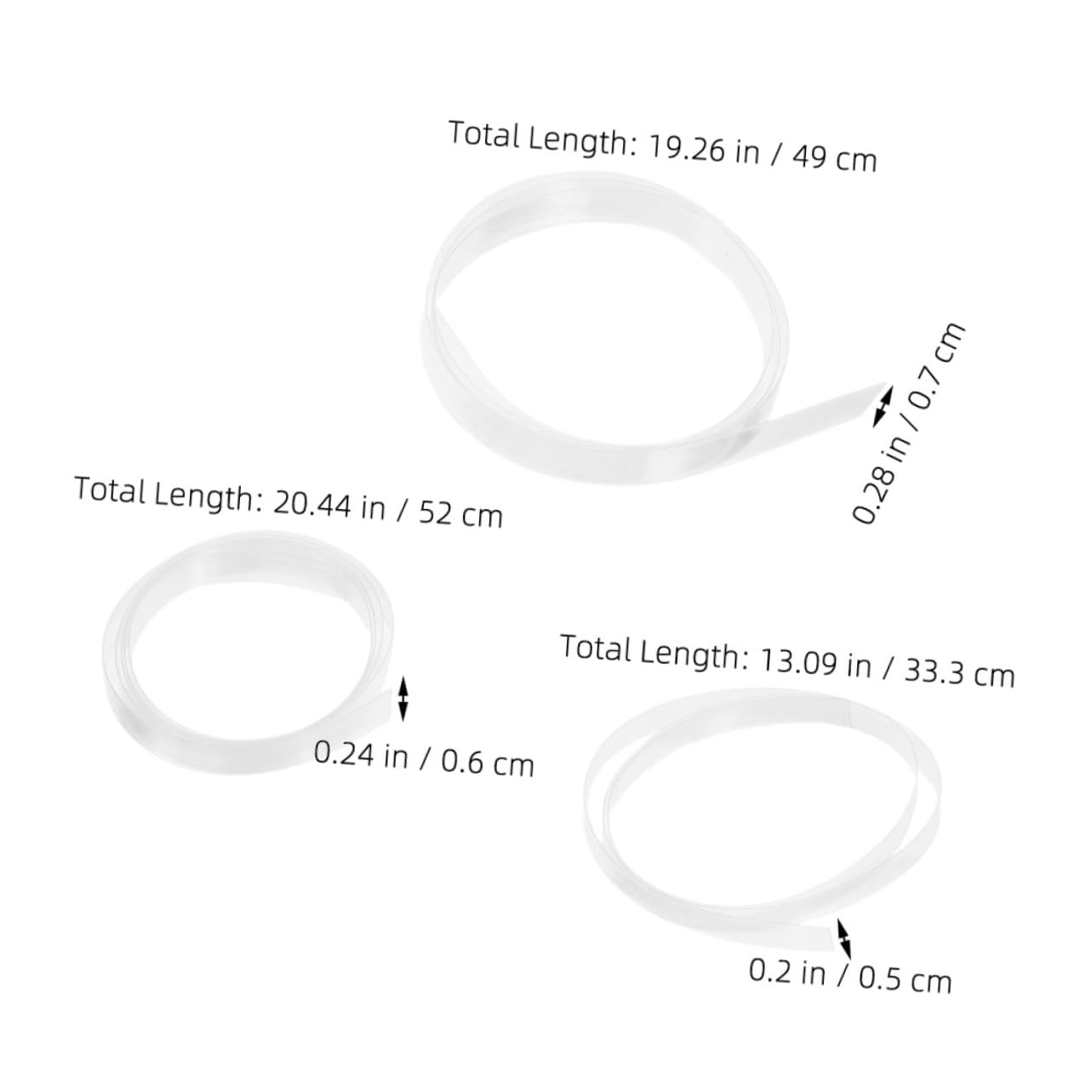 HOLIDYOYO 15pcs Glasses Ear Cushions Heat Shrink Tube for Glasses Leg Soft Ear Grips Retainer Temple Covers Anti-slip Comfortable for Daily Outdoor Use