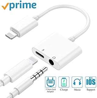 Headphone Adapter Jack Dongle Adapter to 3.5mm Converter Car Charge Accessories for iPhone