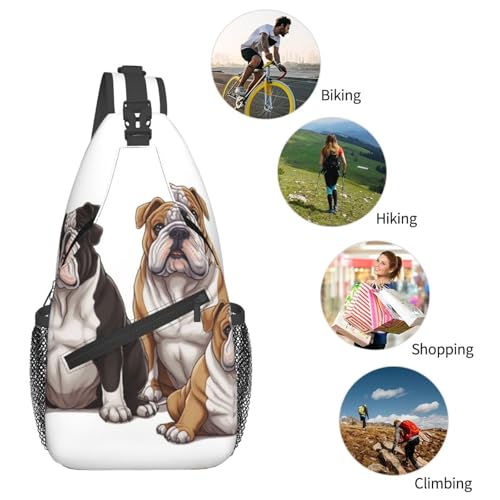 Bolso cruzado para hombre tipo bandolera negro miniatura 6