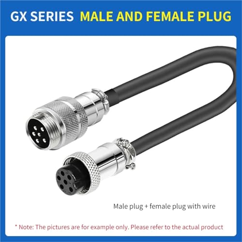 Conector GX16 Aviation con cable 3 pines 30 cm miniatura 2