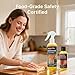 YYSTEBS Furniture Polish Kit: Wood Cleaner Spray & Nourishing Care Oil – For Floors, Kitchen Tables, Desks & All Home Wood Furniture (300ml+120g)