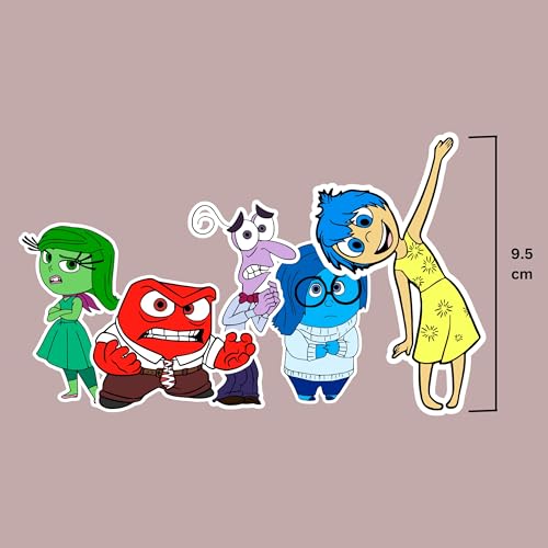 Image of Dia&Tia-Premium Fridge Magnets-Made in India for Office, Kitchen, refrigirators, Magnetic Boards-Motivational Quotes, Culture, Gamers, Cute Cartoons (Inside Out)