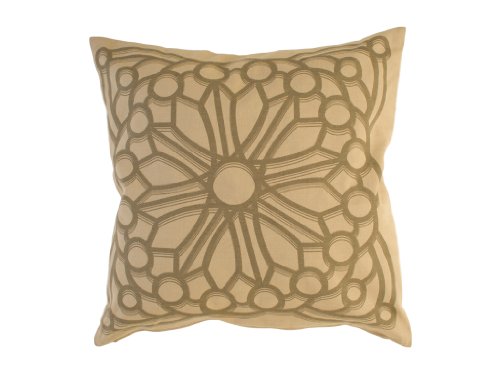Preisvergleich Produktbild Kouboo Rosette Cotton Pillow Cover, Brown