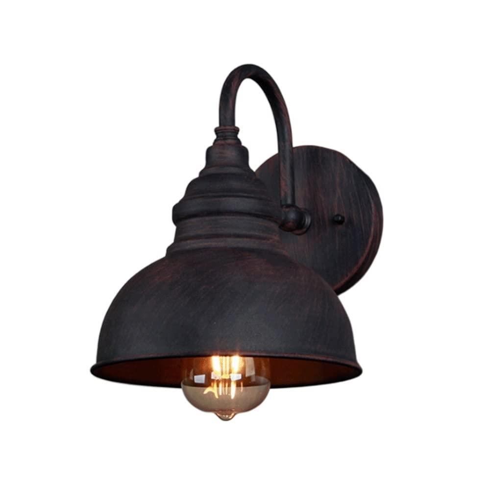 HPTHLY Wall Mounted Light American Outdoor Wall Lamp Outdoor Waterproof Lighting Aisle Wall Lamp Industrial Wind Garden Light Wall Outdoor Hanging Lamp Readi