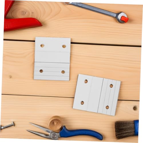 Image of DOITOOL 2set Metal French Cleat Picture Hanger Kit z Shaped Interlocking Bracket for Wall Mounting Art Frames and Mirrors Complete Hanging Hardware for Easy Installation