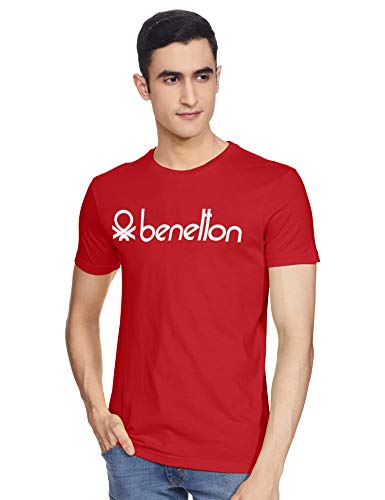 Image of United Colors of Benetton Men's Cotton Regular Fit T-Shirt