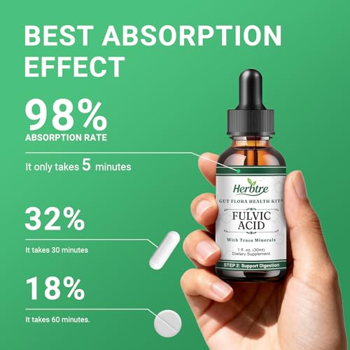 Parasite Cleanse for Humans, High Strength Fulvic Acid Liquid - Gut Health, Detox Cleanse & Digestive Support Kit - Blend of Fulvic Minerals, Wormwood, Clove & Neem Extract - 1 fl oz Each - Image 8