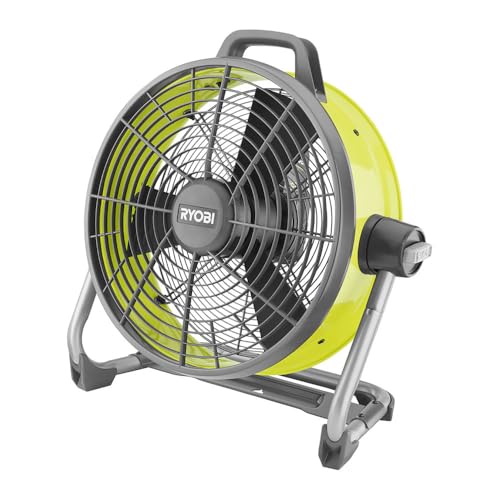 RYOBI Ventilateur brasseur d'air 18V Sans batterie ni chargeur R18F5-0