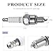 YTFRL 2 PCS Spark Plug, A7TC Spark Plug for GY6 50cc 70cc 90cc 110cc 125cc 150cc ATV Dirt Bike Scooter, High Performance A7TC Sparks Plugs Replacement for U20FSR U22FSR-U C5HA C5HSB