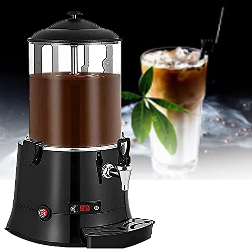 Generico Dispensador de Chocolate Caliente de 40 W, 5 l, 10 l, 110 V, 30 ℃ ~ 90 ℃, máquina dispensadora de Chocolate Caliente Comercial, para Calentar Chocolate, café, Leche y té, para Hote