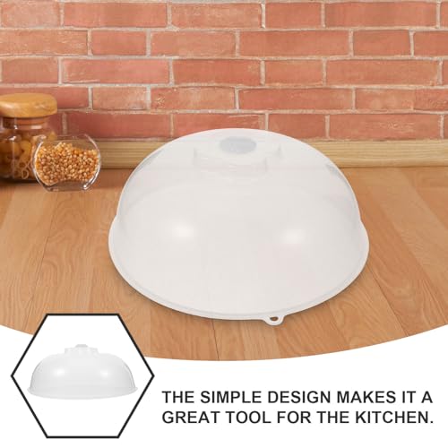 Evitar salpicaduras de comida en microondas con la funda plástica CRAFTHROU 4
