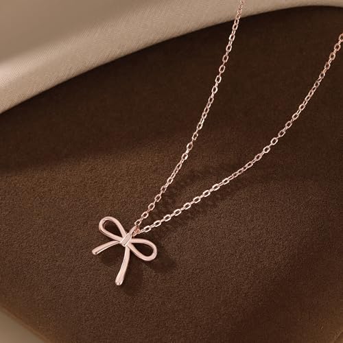 Collar de lazo en plata 925 ideal para regalo de mujeres y adolescentes 4