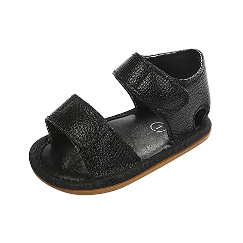 Toddler Boy Sandals Size 12 Infant Boys Girls Open Toe Solid Shoes First Walkers Shoes 1 Year Old Slippers Boy3