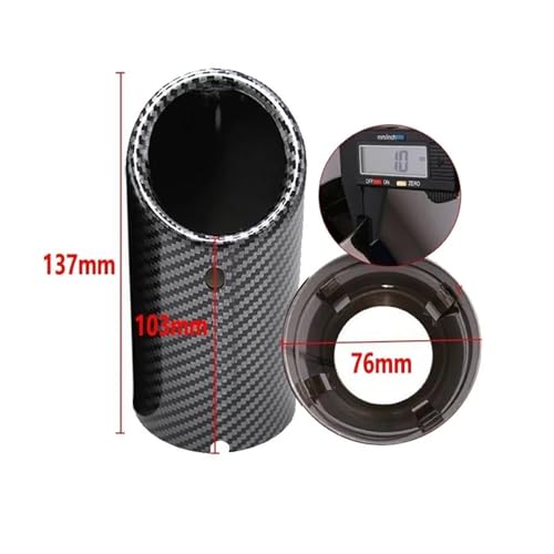 Silencieux d'échappement pour Audi A1 A3 A4L A5 Q5 B8 embout chromé C Blue - 3