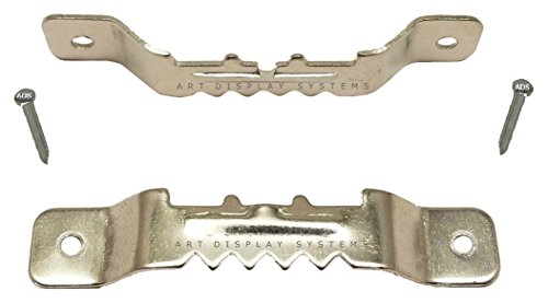 Image of ADS Small ZP Sawtooth Hanger with Nails - Pro Quality 100 Pack by ART DISPLAY SYSTEMS
