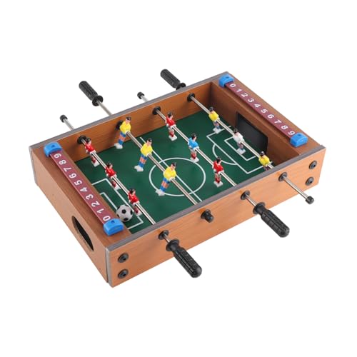 Itonash Tischfußballspiel Set für Kinder und Erwachsene, Familienfußballspaß mit 4 Spielern, Kompakten und Tragbaren Designs - für Zuhause