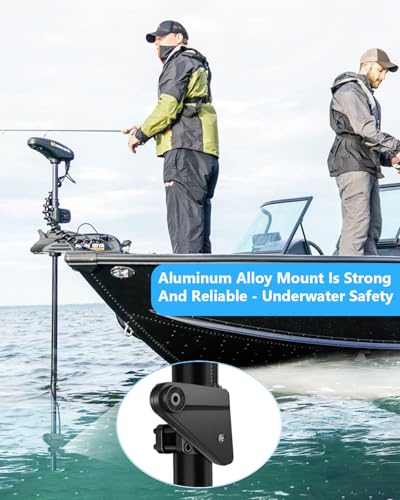 Image of JISHAHS Aluminum Mount for Lowrance Eagle Eye 9 Sensor - Compatible with Various Rod, Easy Installation - Aluminum Alloy Material - Sturdy and Durable