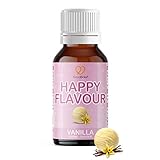 GoodBake Happy Flavour Vanilla 30ml - Vanille Aroma - Flavour Drops - Für Getränke, Quark, Joghurt, Desserts, Kuchen - Backaroma