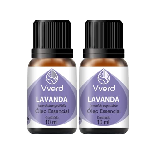 Kit 2 Óleos Essenciais de Lavanda 10ml Vverd – Puro, Natural e Ve...