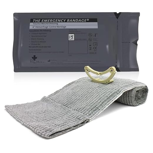 Bandage israélien de combat, pansement de premiers secours, 15,2 cm, 141,7 g