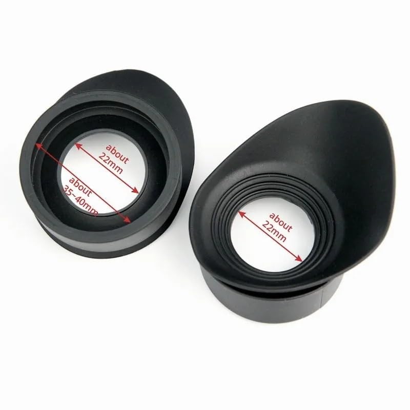 2 PCS 40mm Rubber Eyepiece Eye Shield Binoculars Eye Guards Microscope Eye Cups