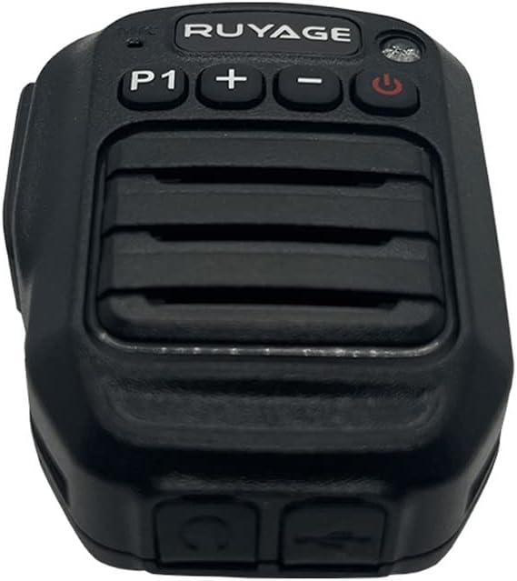 HB980 Bluetooth 5.2 Wireless Remote Shoulder Speaker Microphone Waterproof IP66 Mic PTT for Cellphone Mobile Phone Zello ZelloWork Kodiak AZETTI APP (Mic Only)