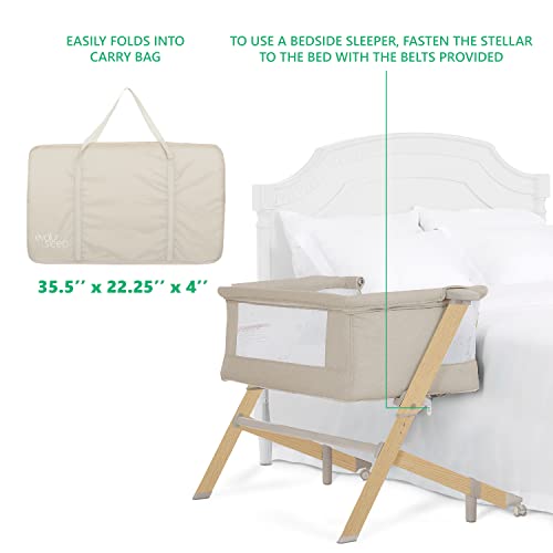 Evolur Stellar and Bedside Sleeper, Easy to Fold and Carry