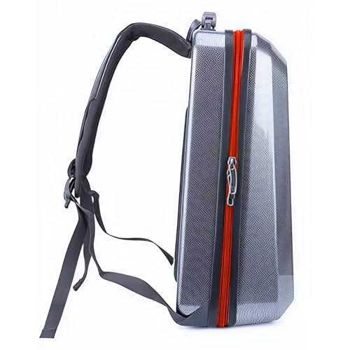 Image of Tukzer Hard Shell Laptop Travel Backpack Aliens Series-Polycarbonate Material with 7 Multi-utility Compartments for Laptops up to 15.6 inch,Tablets, ipad, smartphones,powerbank,HDD for Office & travel-RED