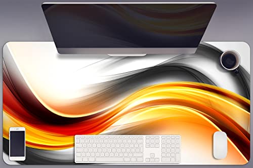 Sous-main de bureau vinyle grand format tapis de bureau gaming 90x45